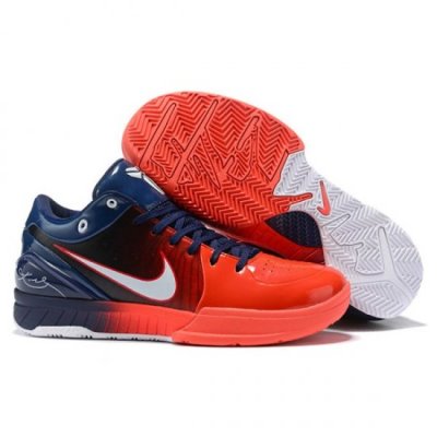 Nike Erkek Kobe 4 Protro Lacivert Mavi / Kırmızı Basketbol Ayakkabısı Türkiye - 45D2C5HZ